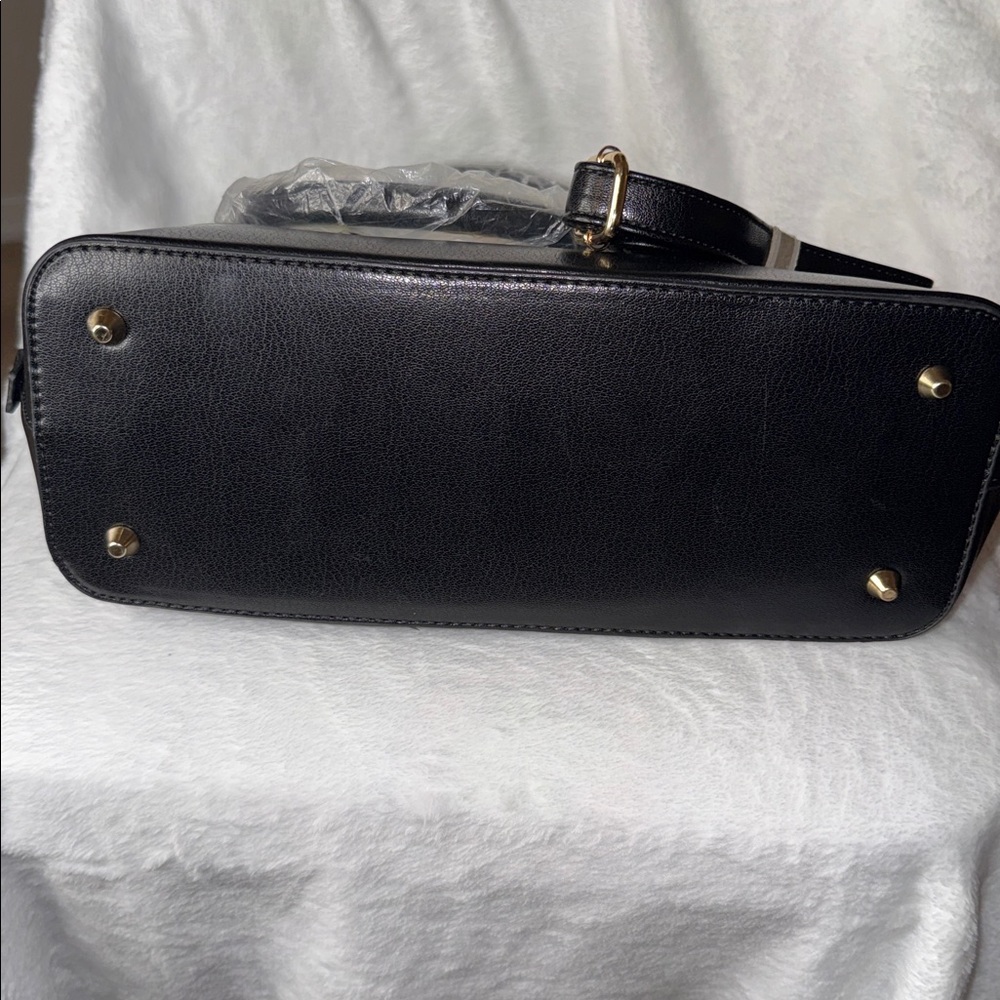 American Bee Black and Multicolor Satchel/Crossbody, NEW - Picture 5 of 6